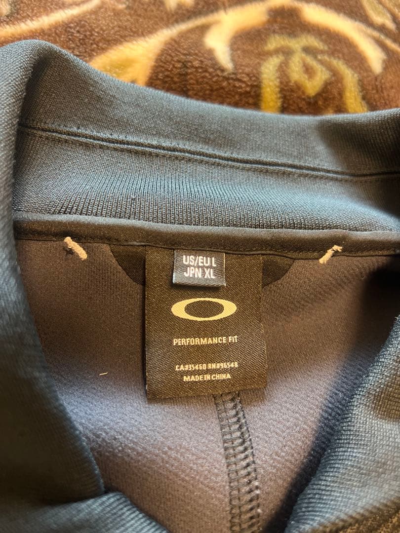 極美品 オークリー スカル ゴルフブルゾン ブラックXL