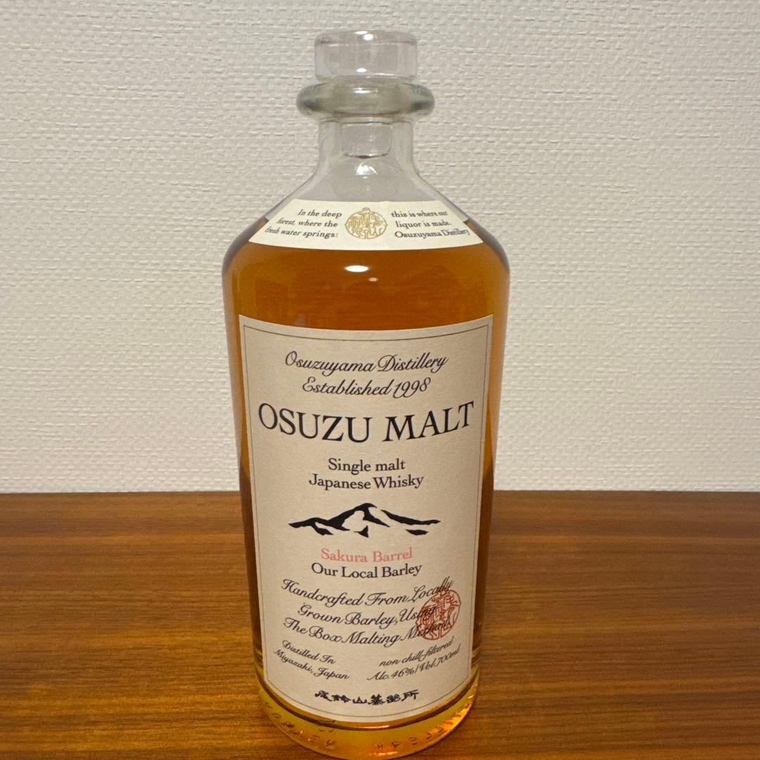 OSUZU MALT シングルモルトウイスキー 桜バレル 46%