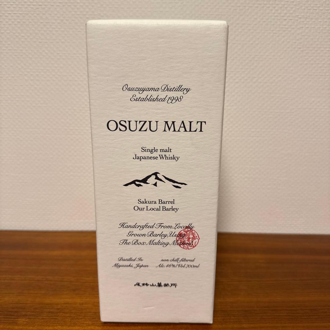 OSUZU MALT シングルモルトウイスキー 桜バレル 46%