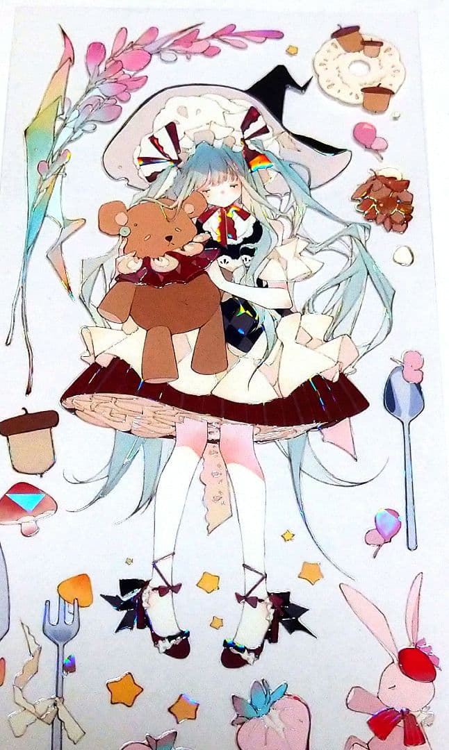 のこり１✩J830＃小萝莉(贝壳光)田小宝的星空切り売り海外人物マステ女の子