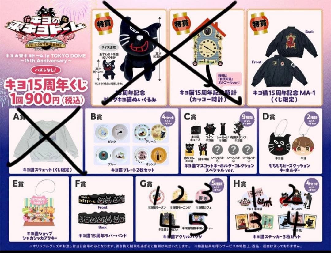 キヨ　キヨくじ　15周年記念　特賞　MA-1　ジャケット　まとめ売り　200個