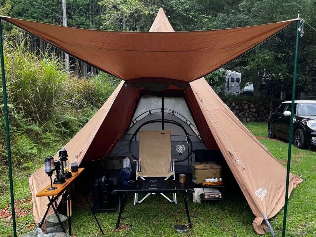 タ*ン様 【値下げ】TENT FACTORY TCワンポールテント