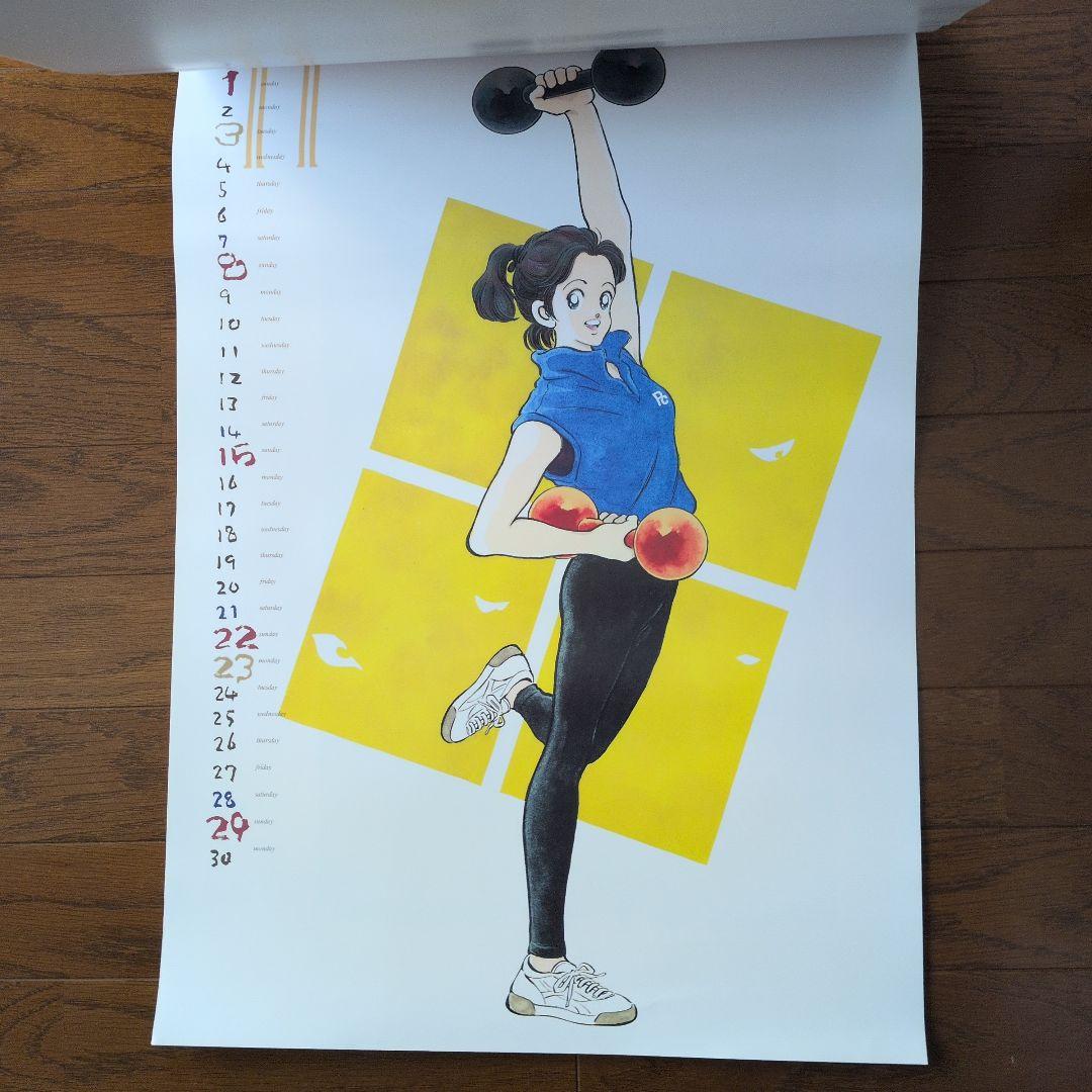 【希少品】あだち充 壁掛けカレンダー1992 少女伝説