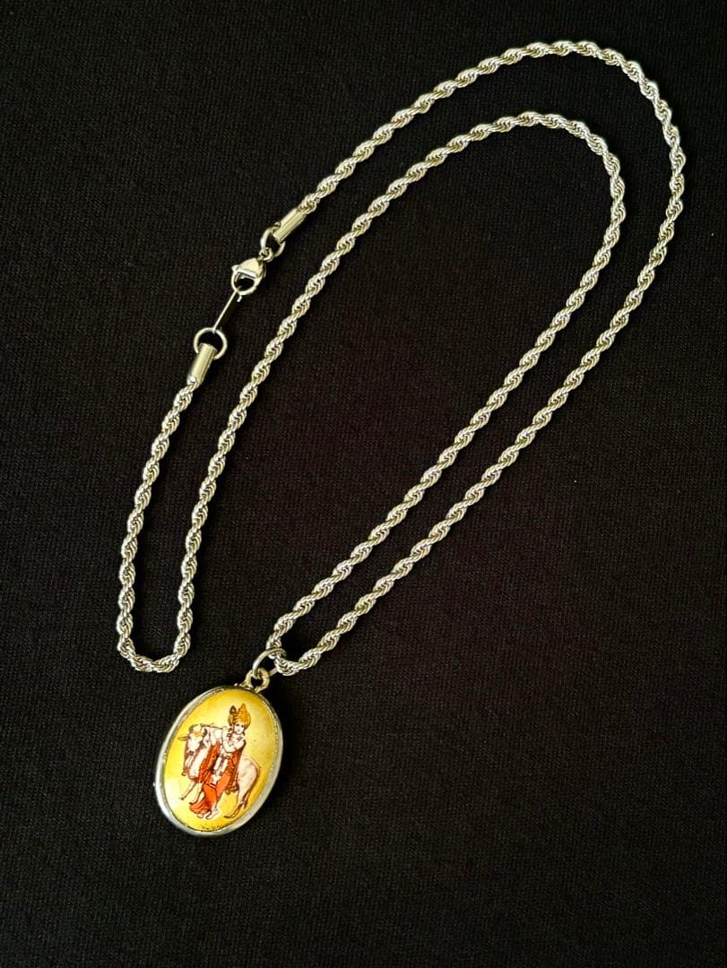 藤井風さん　クリシュナ〈イエロー〉オームペンダント⭐︎おまけつき