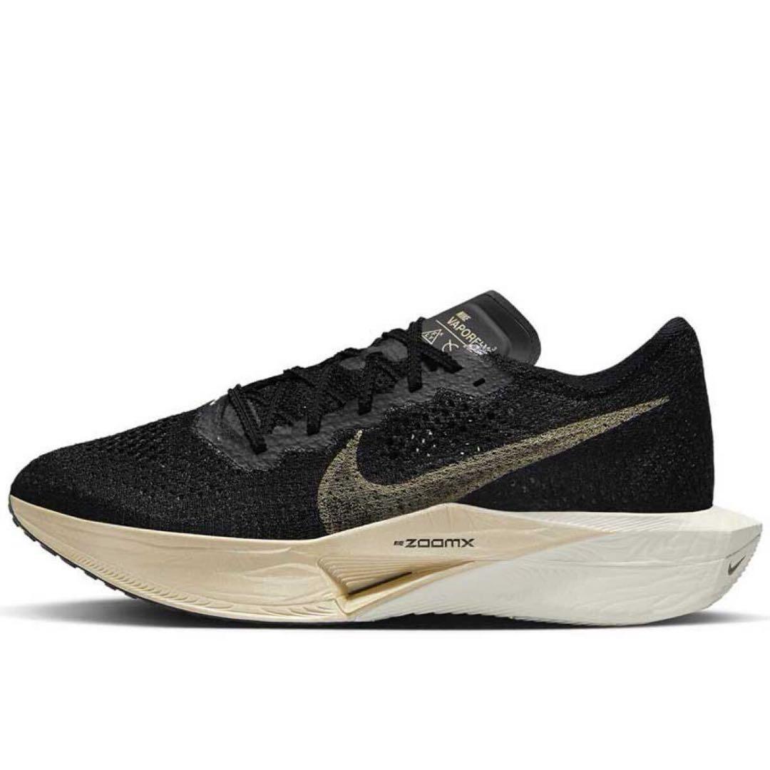 ナイキ 25 ヴェイパーフライ ネ クスト ％ ランニング スニーカー 黒 金