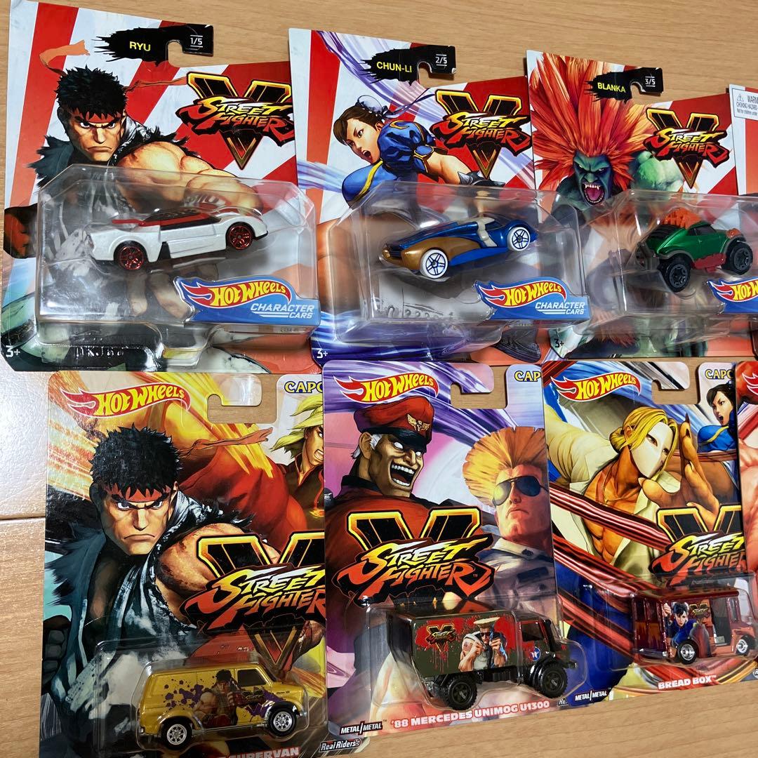 ストリートファイター　ホットウィール　コンプリート10種セット