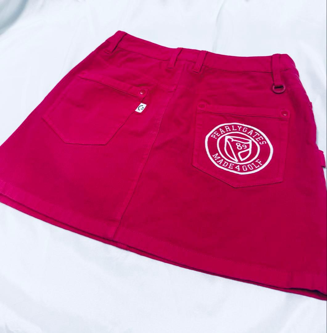 PEARLY GATES ピンク ゴルフスカート サイズ1