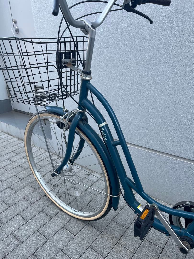 【東京近郊受渡し希望】26インチ自転車　LEDオートライト 6段変速 鍵2個付き