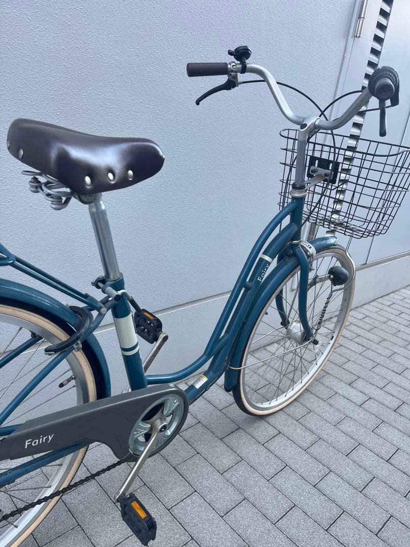 【東京近郊受渡し希望】26インチ自転車　LEDオートライト 6段変速 鍵2個付き