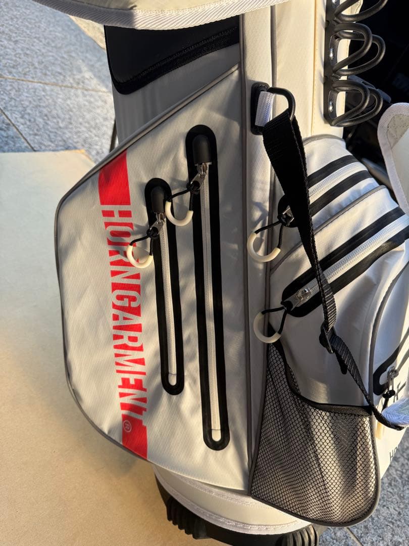 【新品未使用】ホーンガーメント　スタンド　キャディバッグ　フードカバー付