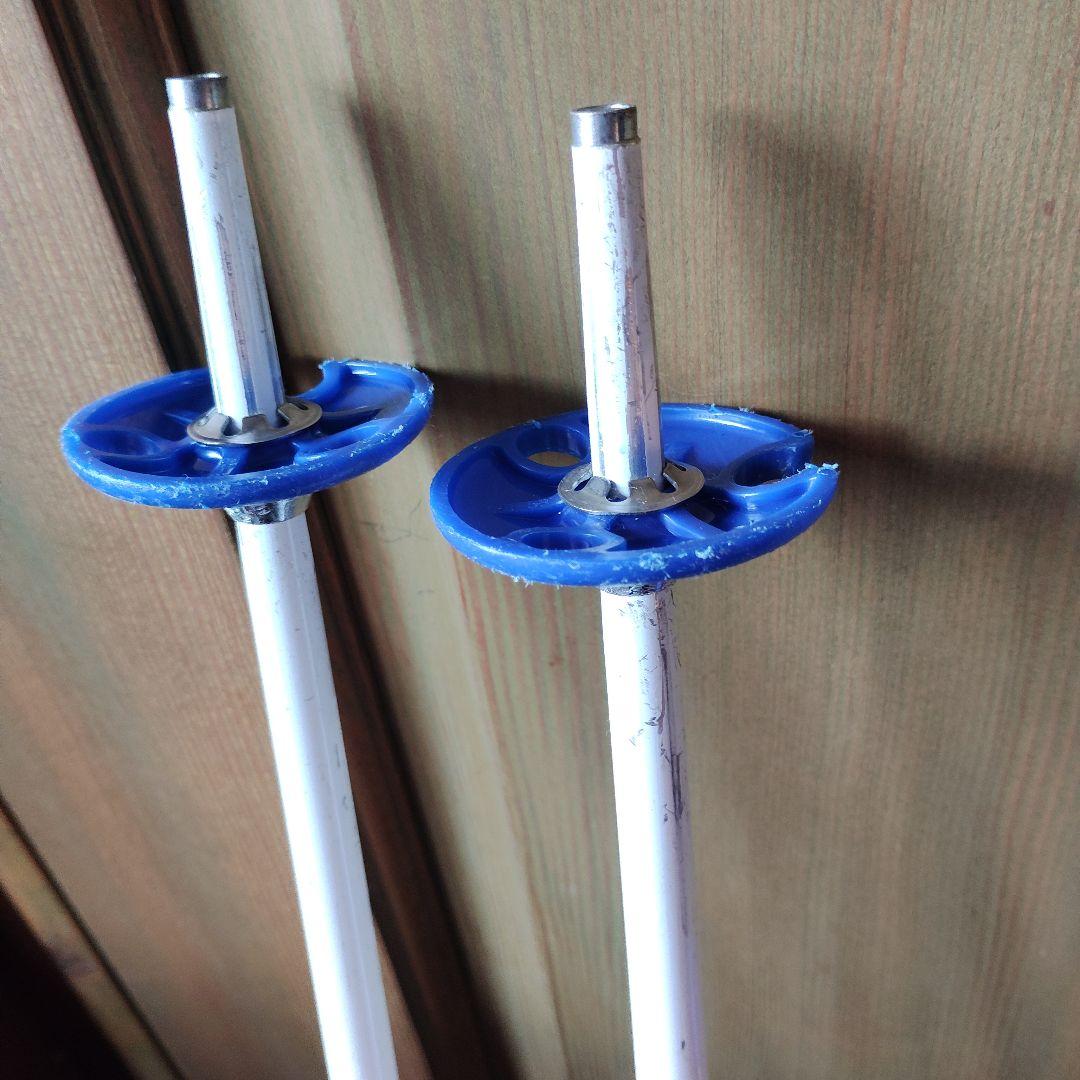 KAZAMA 90cm キッズ スキーセット ブルー