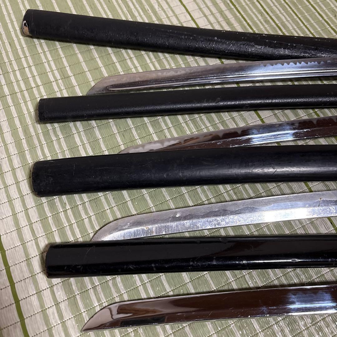 模造刀　模擬刀　武士　侍　伝統工芸　剣　ソード　太刀　鞘　鍔　4本