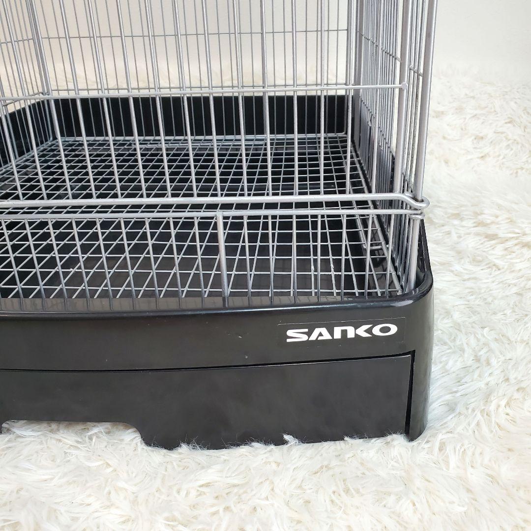 SANKO サンコー イージーホームハイ 40 ブラック 給水ボトル付 小動物