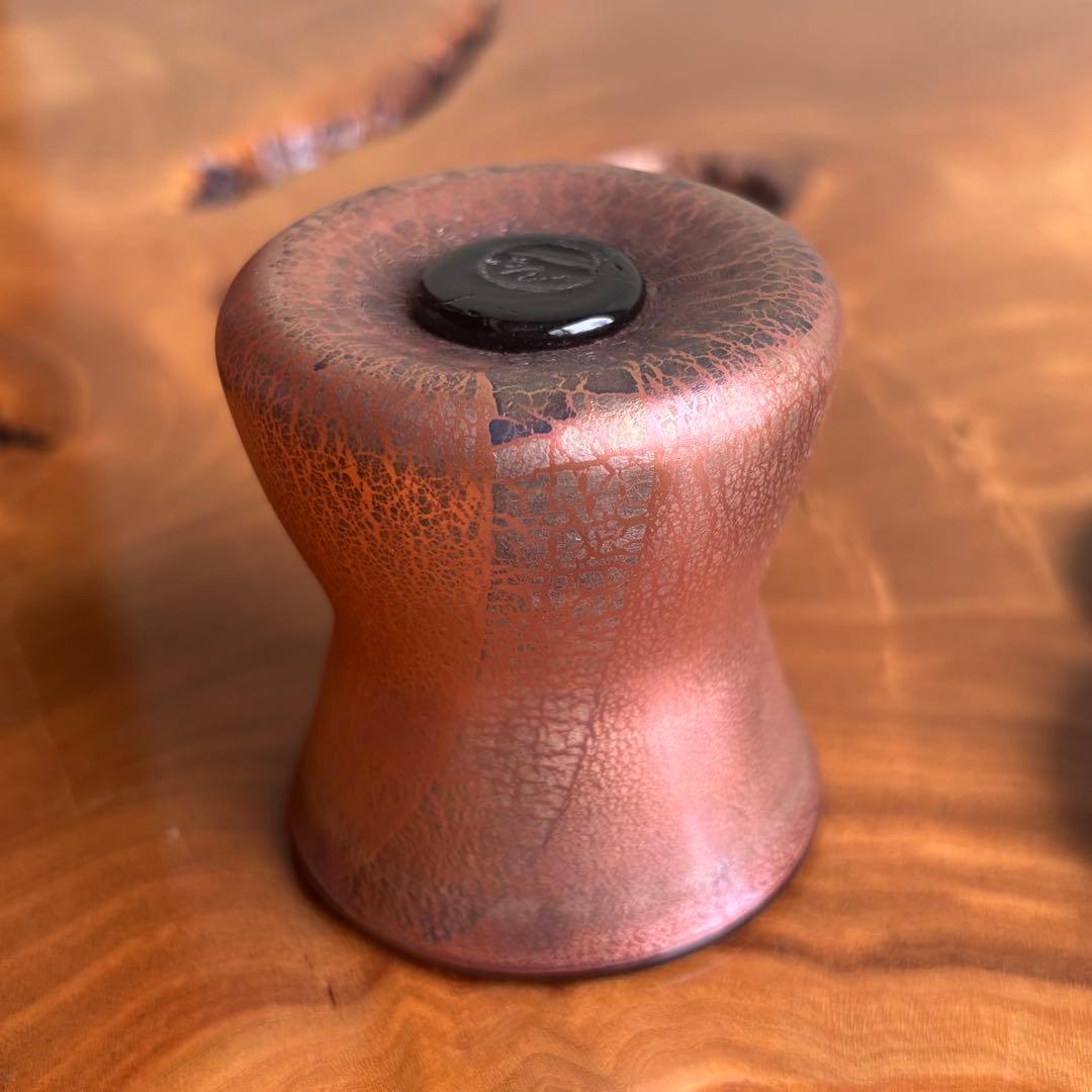 硝子薄器 ガラス 茶入 棗 茶道具 金蒔絵