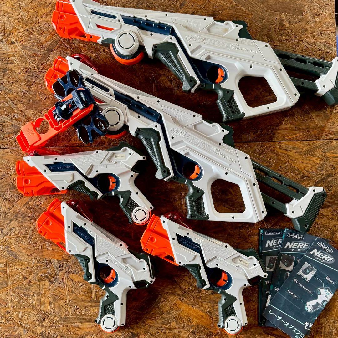 早い者勝ちセール！Nerf トイガン 5丁セット，1人プレイパーツ付き