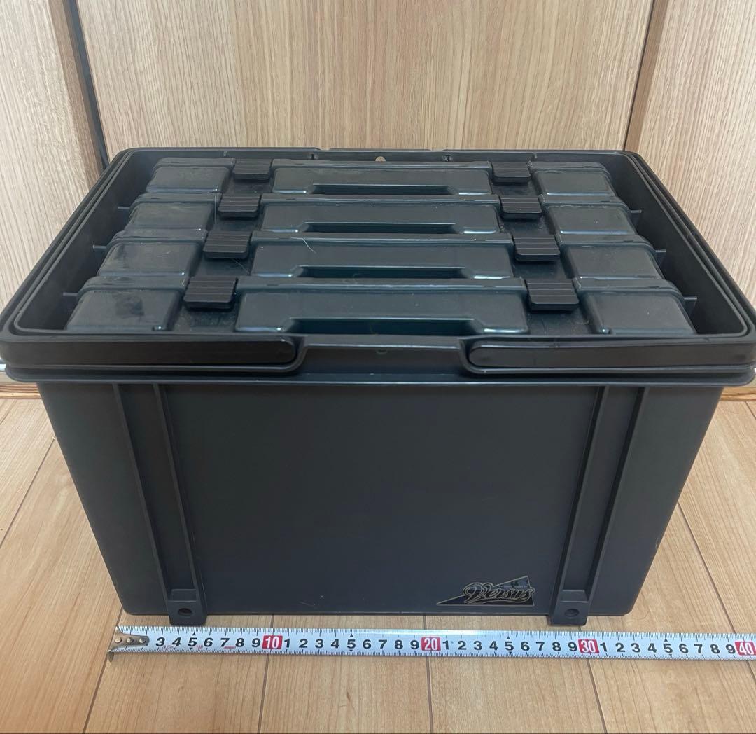 バス釣りワーム多数！・バスフィッシング 4BOX収納ボックス セット！