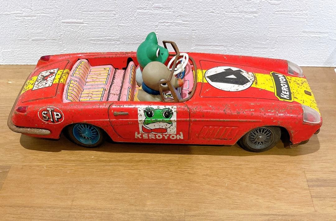 超希少　ケロヨンともぐちゃんのスポーツカー　フェラーリー　当時物 ビンテージ