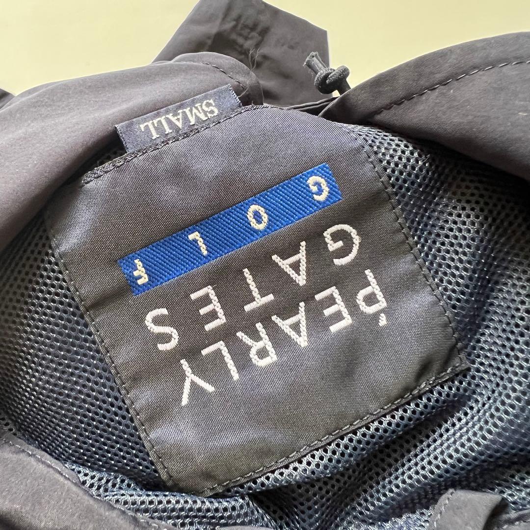 Pearly gates パーリーゲイツ　レインウェア　雨具　ゴルフ　紺　ロゴ