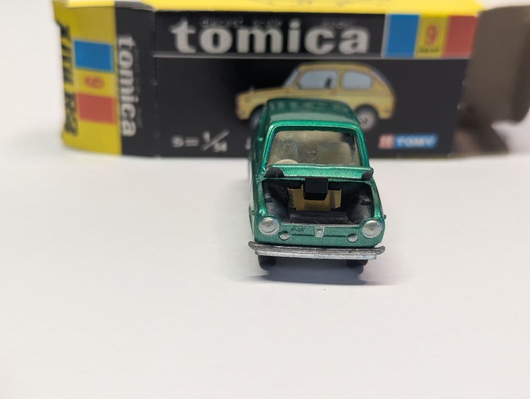 9 黒箱 箱付き スバル r2 トミカ アイボリーシート 日本製