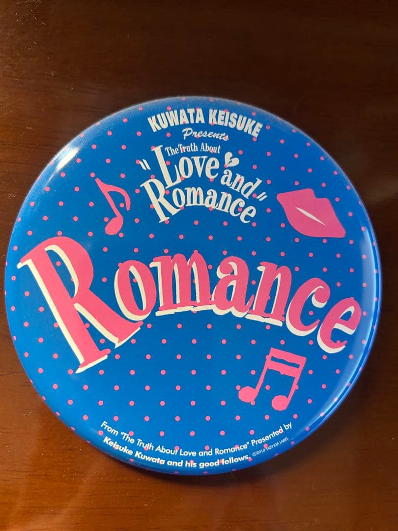 桑田佳祐 Love and Romance 缶バッジ