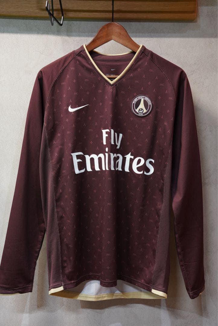 日本未発売 2006-2007 3rd 長袖 ユニフォーム パリサンジェルマン