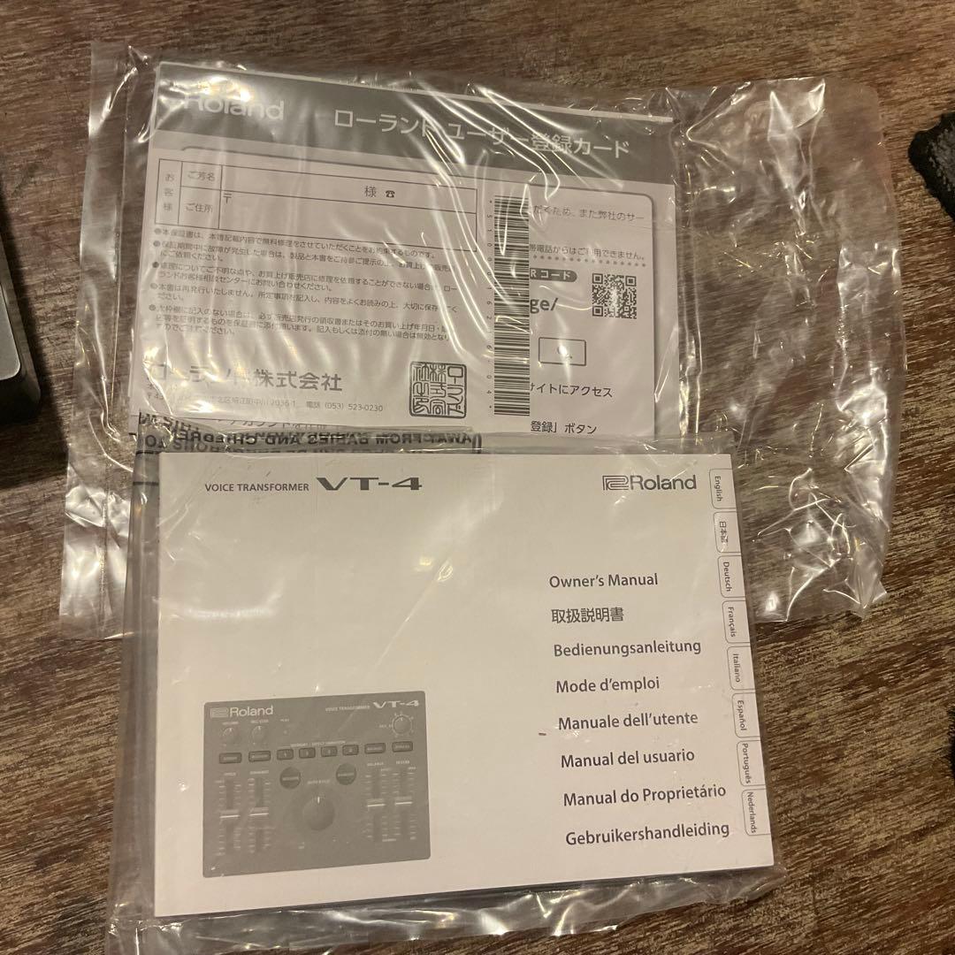 美品！ローランド VT-4 ボイストランスフォーマー ボーカルエフェクター