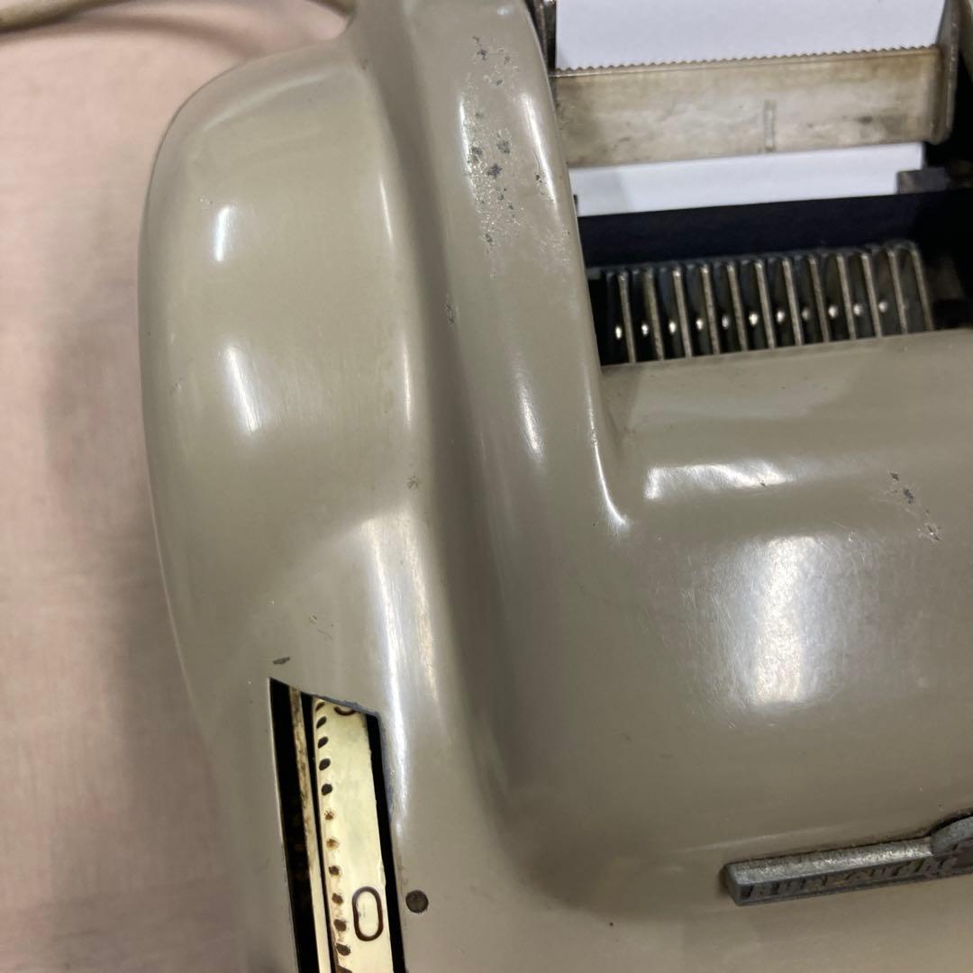 【超希少！送料込！】フランス製　機械式電卓　Burroughs TEN KEY