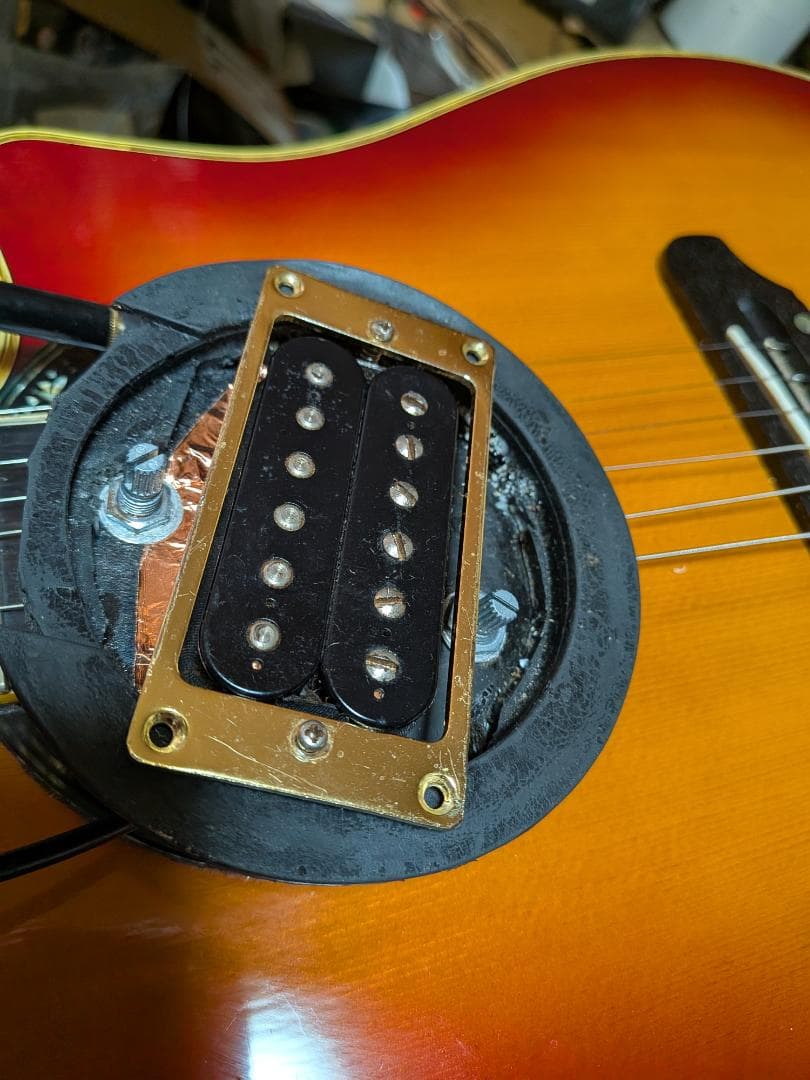 オンリーワン！CS90？ホールカバー改造fishmanプリ他　調整済は動画！