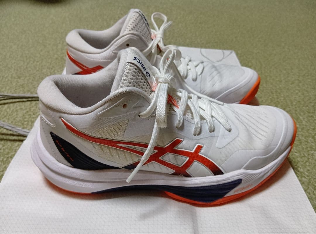 バレーボール　シューズ　24.5　アシックス
