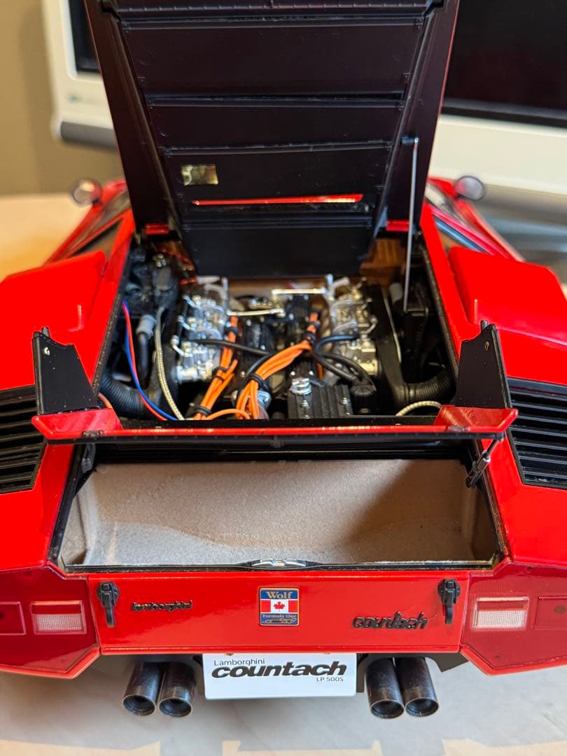 デアゴスティーニ　ランボルギーニ カウンタックLP500S 欠品完成品