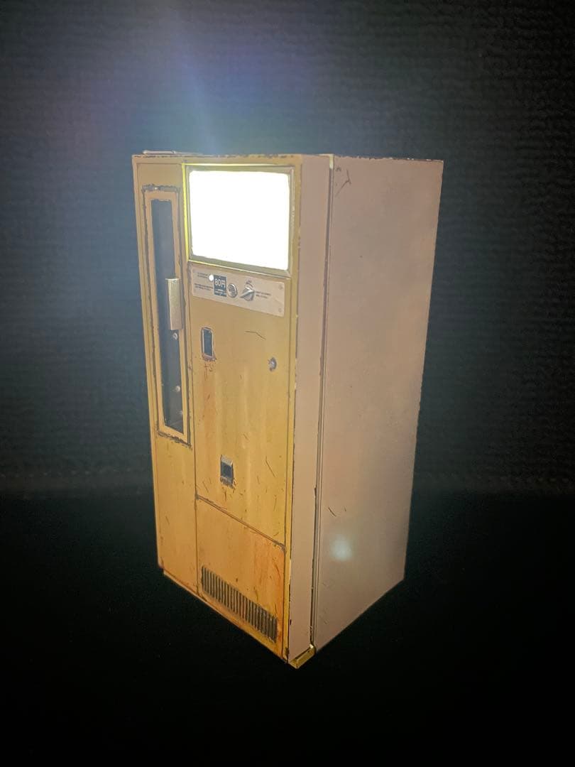 1/12スケール 瓶ジュース レトロ自販機 　完成品