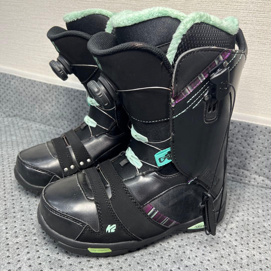 １回使用 K2 PASSAGE 24cm BOA レース スノーボードブーツ