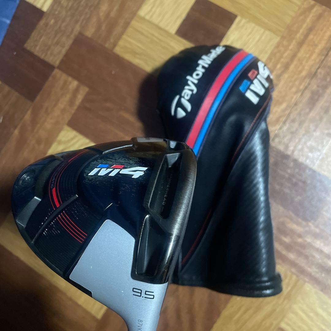 TaylorMade M4ドライバ– 9.5度ヘッドカバー付き