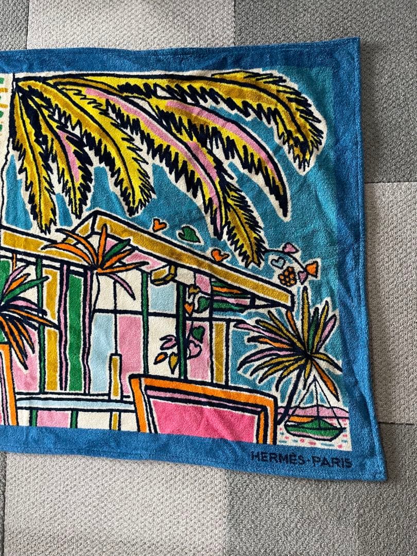 エルメス パームツリー ビーチタオル 新品未使用品
