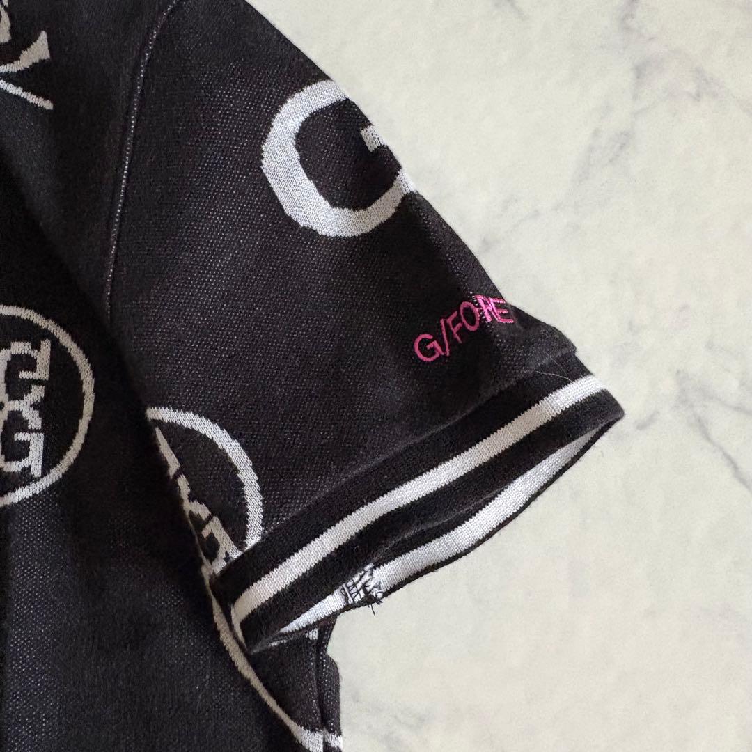 G/FORE ジーフォア ポロシャツ スカート セットアップ 総柄 スカル 36