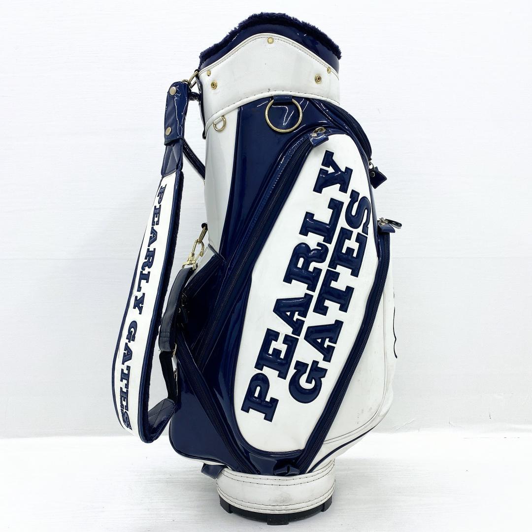 パーリーゲイツ 89 PG ロゴスマイル キャディバッグ ゴルフバッグ
