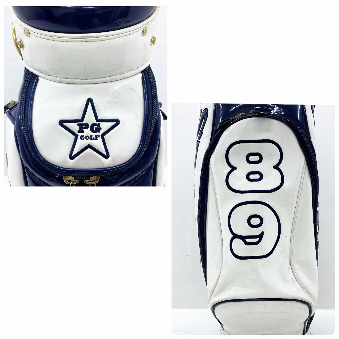 パーリーゲイツ 89 PG ロゴスマイル キャディバッグ ゴルフバッグ