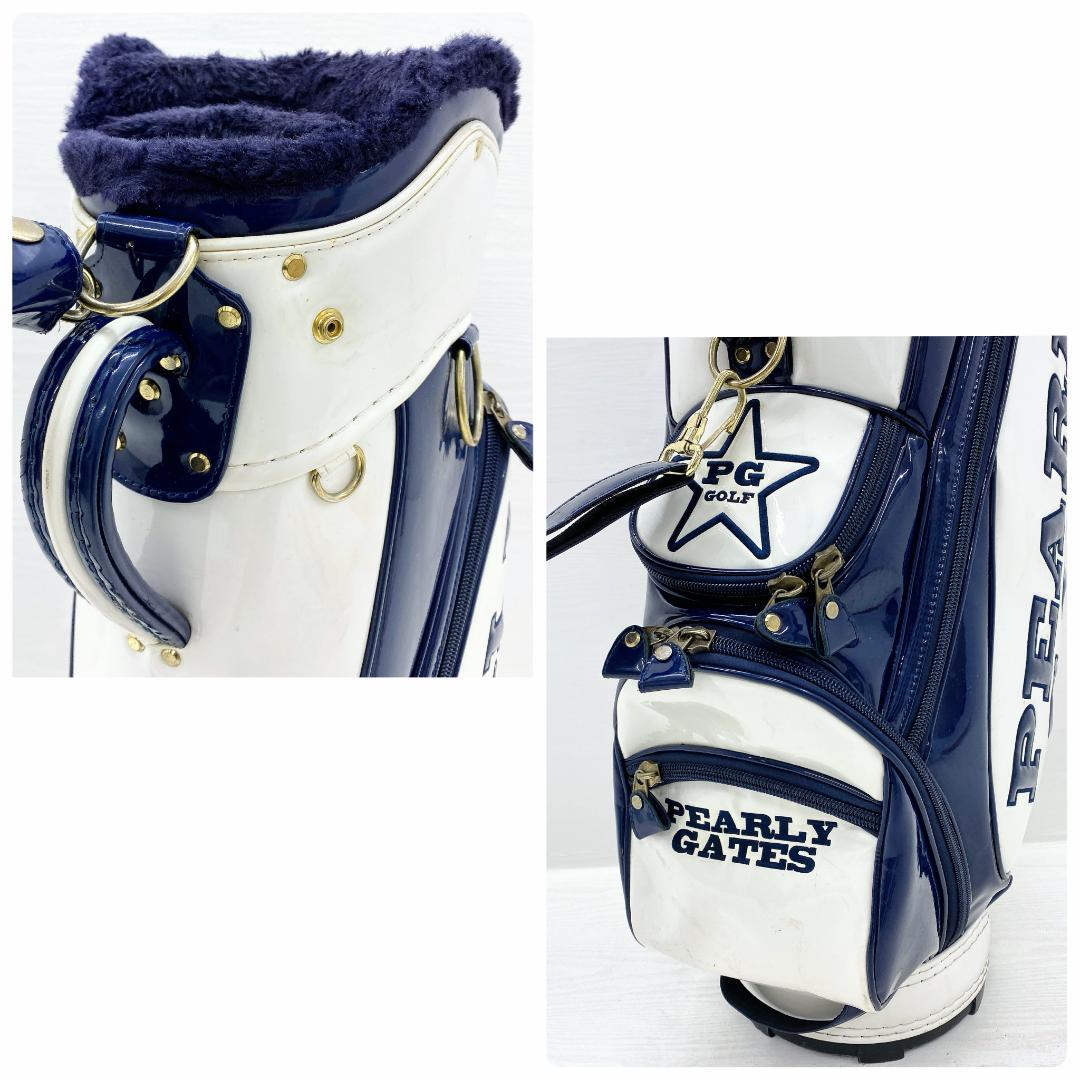 パーリーゲイツ 89 PG ロゴスマイル キャディバッグ ゴルフバッグ