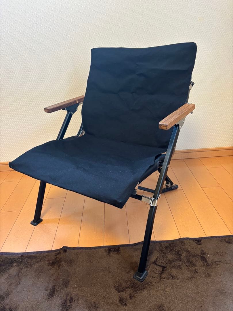 雪峰祭 2022春 限定モデル スノーピーク ローチェアショート ブラック