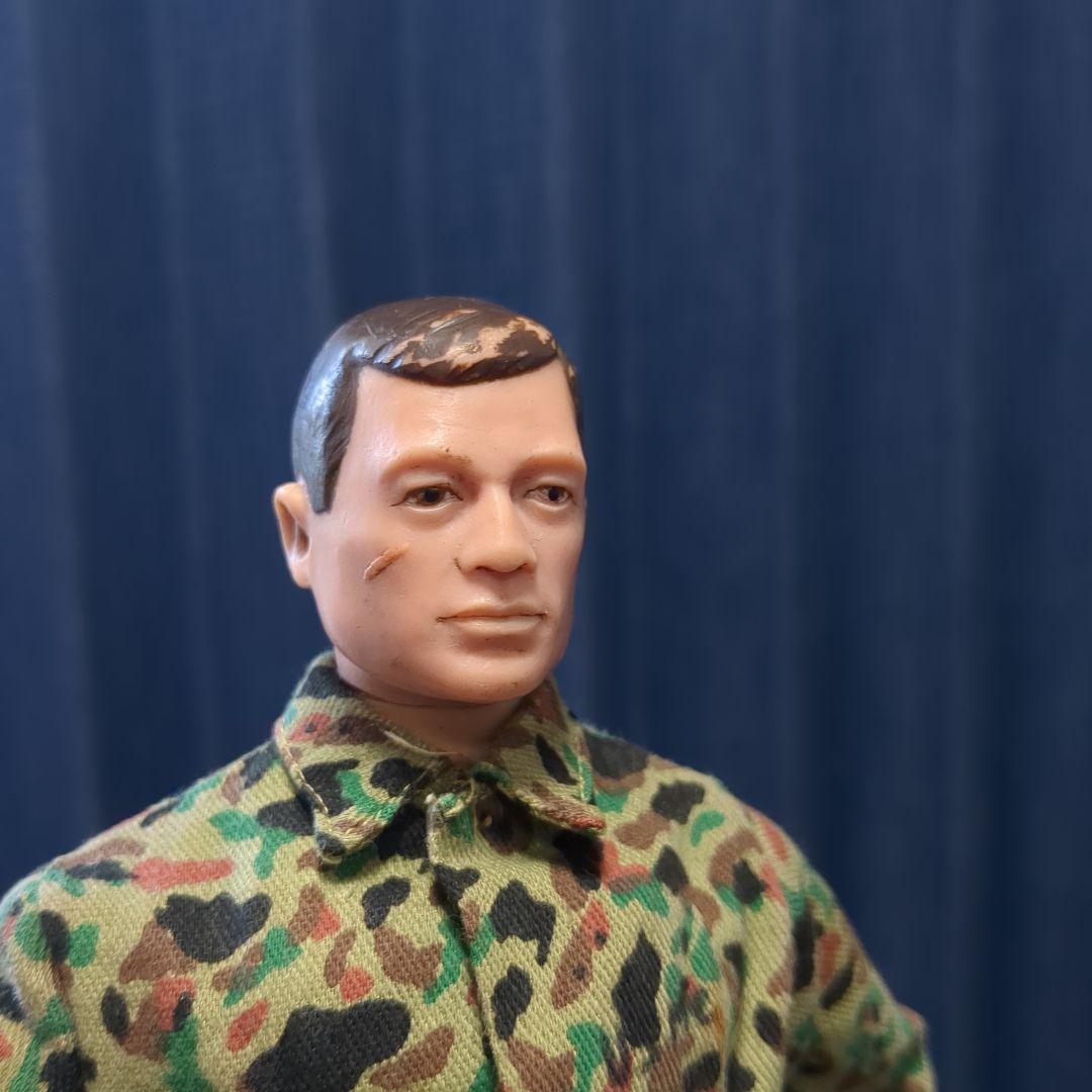 60年代　ハスブロ　GIジョー　カモフラージュ　　海兵隊　装備セット