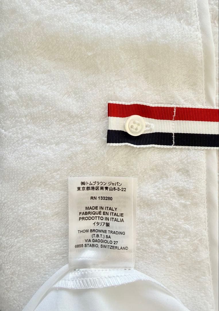 ね*ま様 【未使用・付属品完備】Thom Browne ジムタオル イタリア製ト