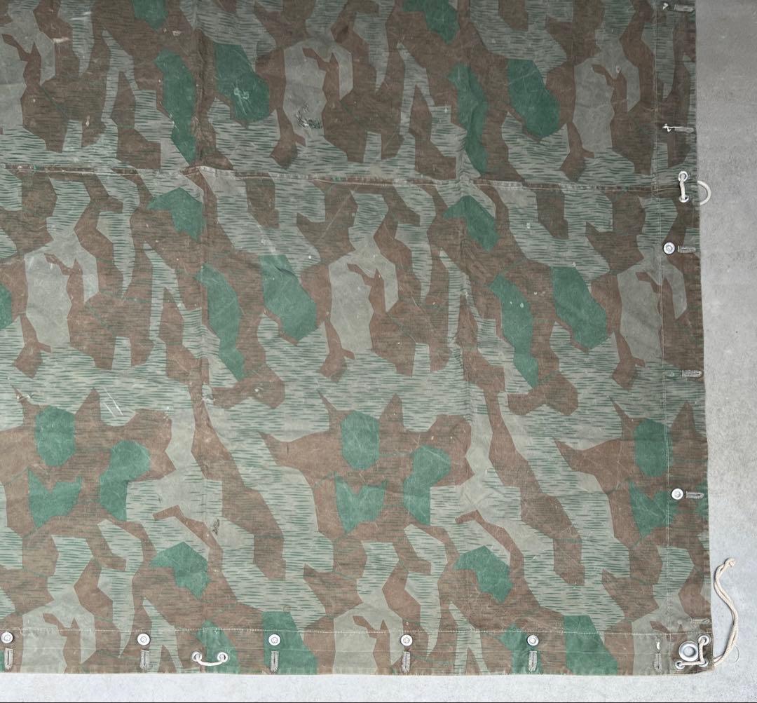 40s スイス軍幕 スプリンターカモ ツェルトバーン ミリタリー テント