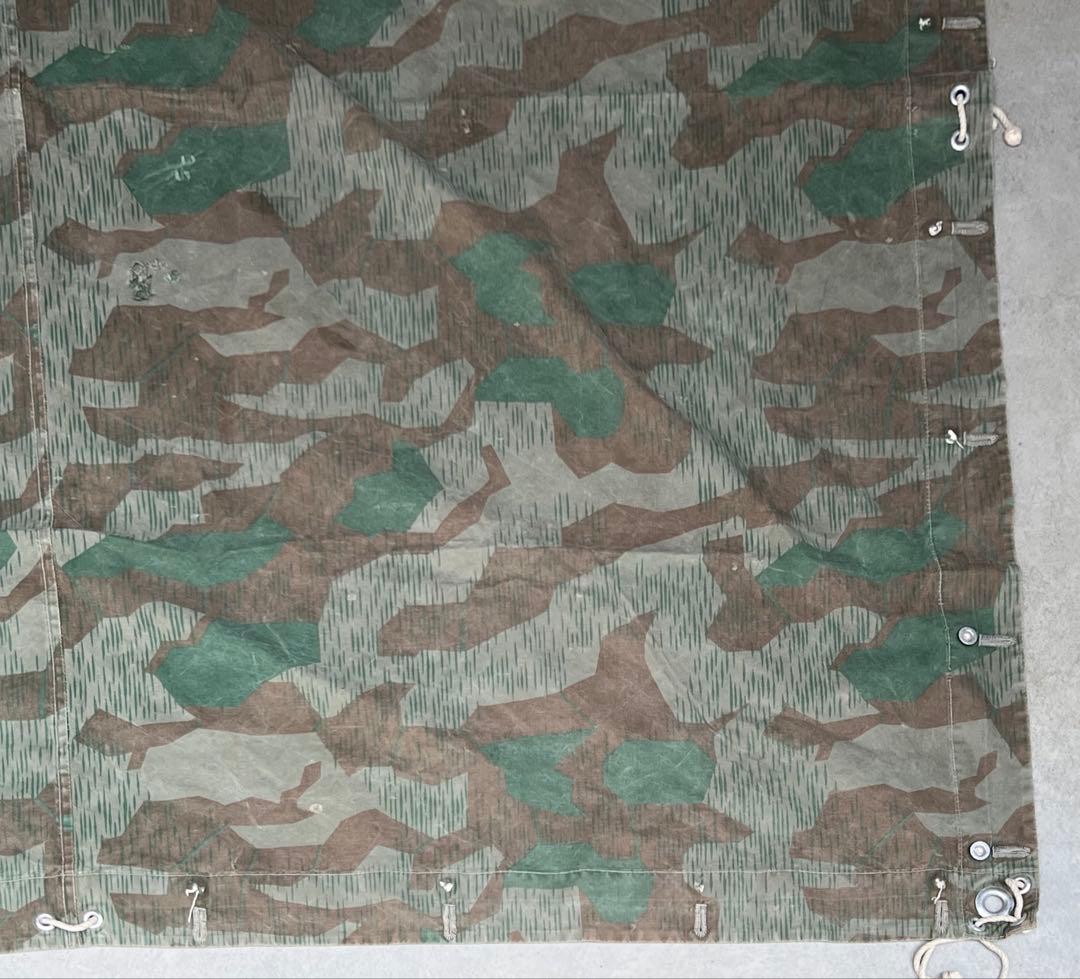 40s スイス軍幕 スプリンターカモ ツェルトバーン ミリタリー テント