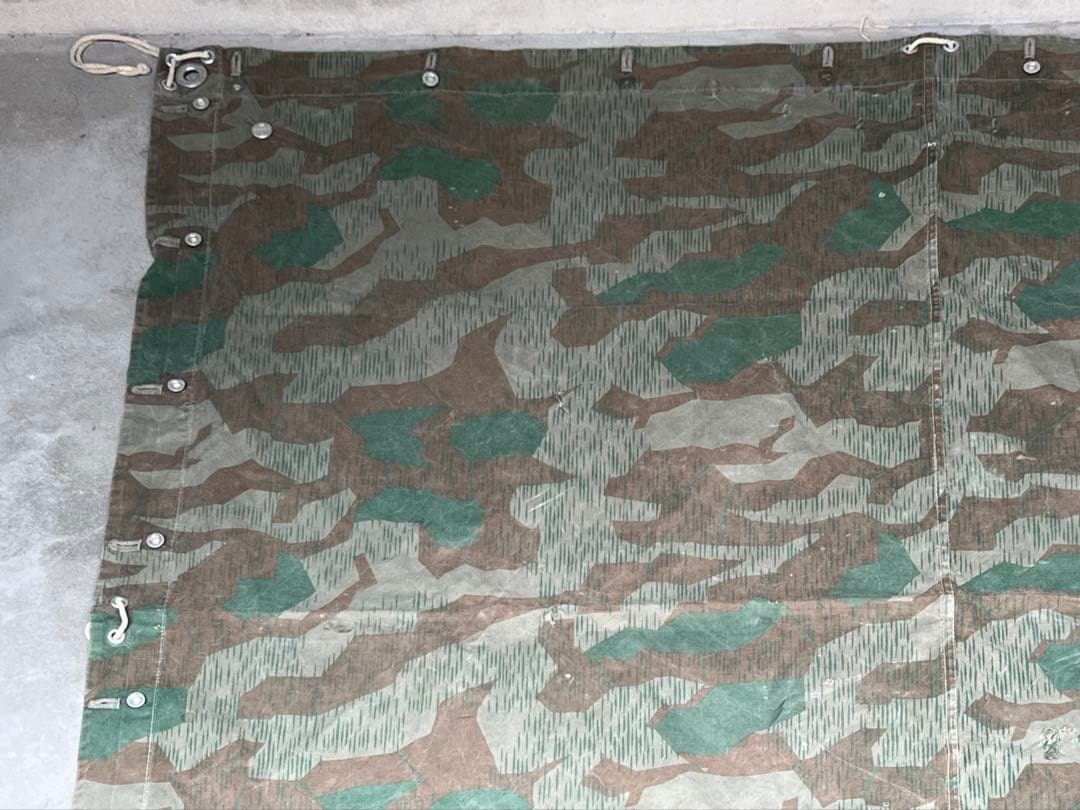 40s スイス軍幕 スプリンターカモ ツェルトバーン ミリタリー テント
