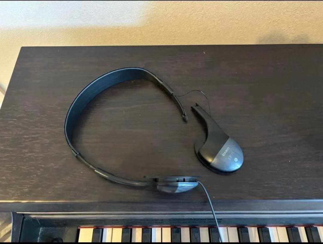 CASIO 電子ピアノ 黒色 椅子付き