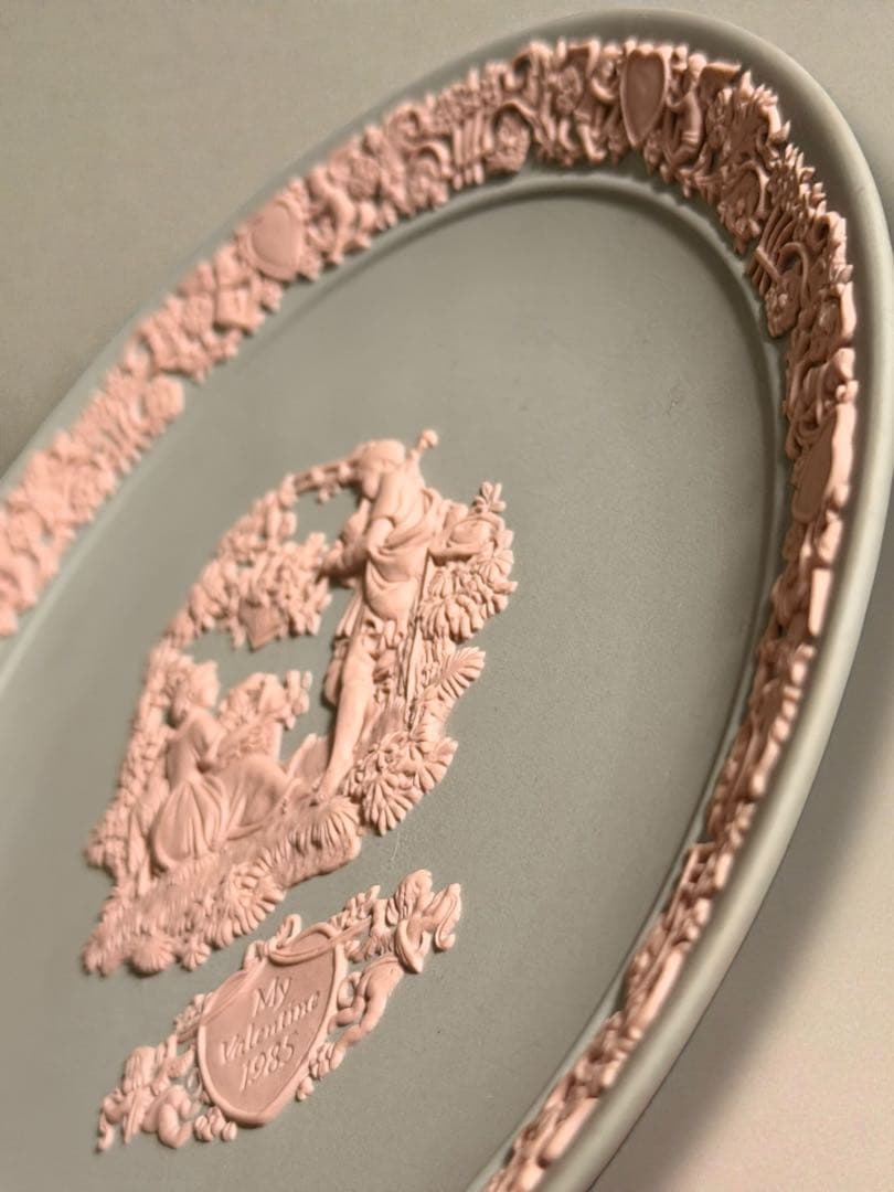 #ウェッジウッド ジャスパー バレンタインデー 1985 イヤープレート　S-3