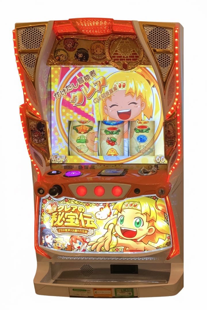 パチスロ 実機 スロット6号機 クレアの秘宝伝 女神の歌声と太陽の子供達 家庭用