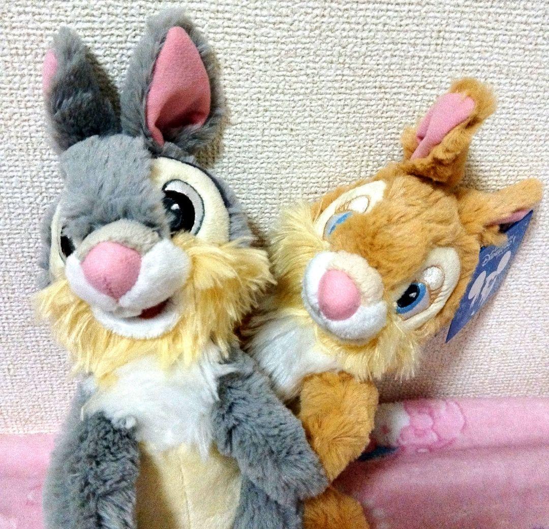 とんすけ・ミスバニーのぬいぐるみ（抱きしめられるタイプ）ディズニーランドinパリ