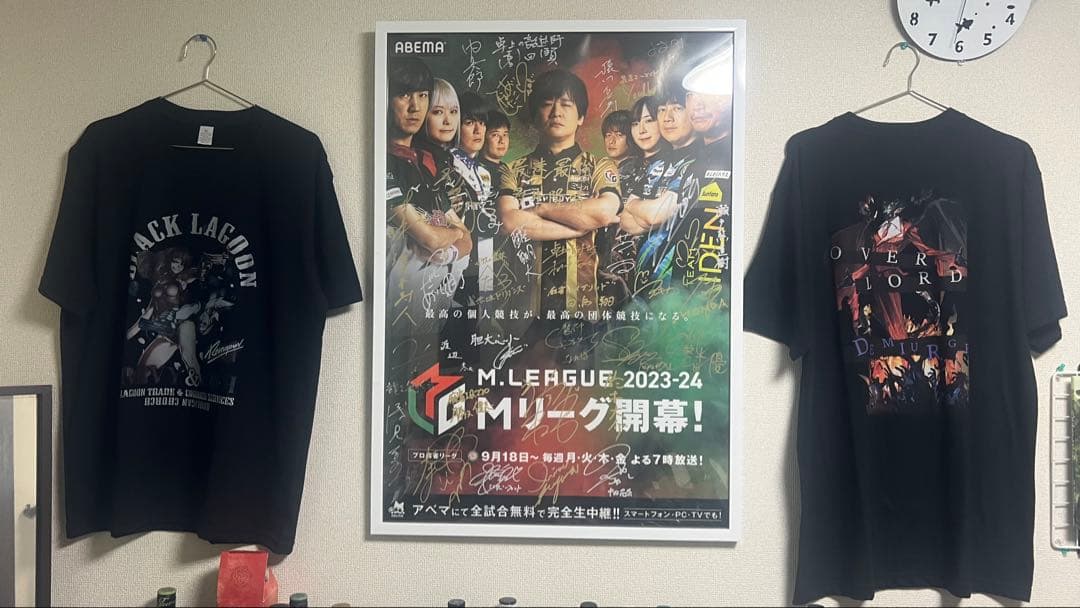 【即日発送】Mリーグ全選手直筆サイン入りポスター　激レア