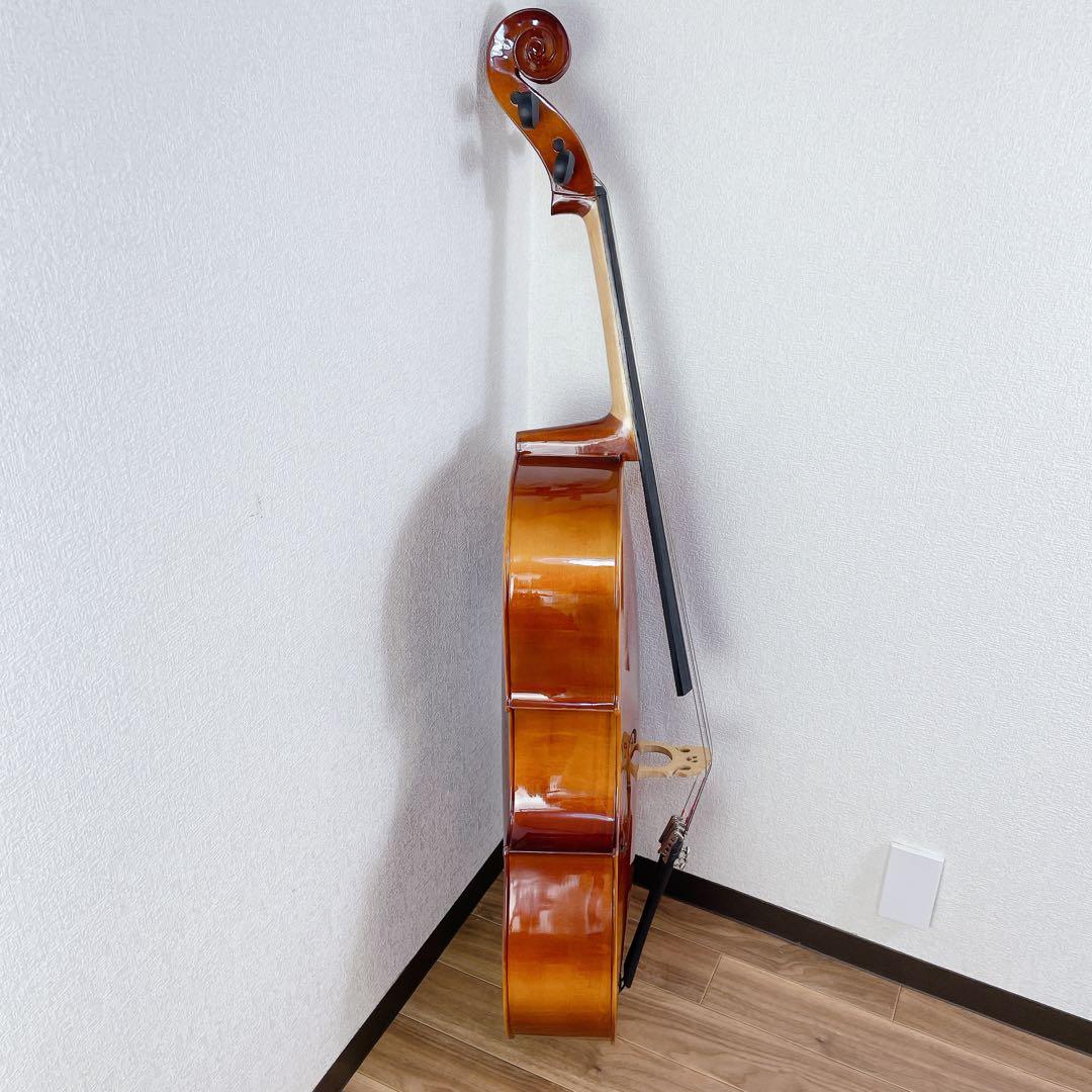 チェロ　弓付き　4/4 状態良好！ブランド不明　入門にいかがでしょうか